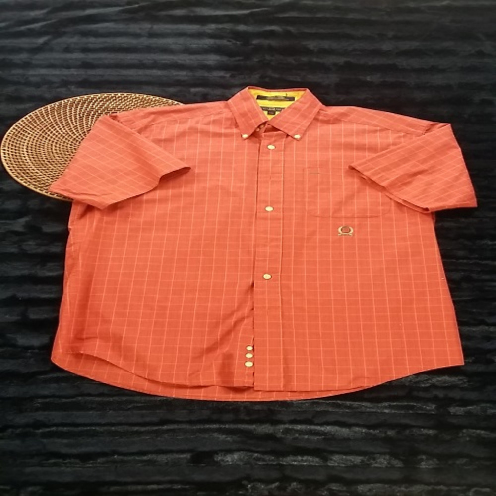 Tommy Hilfiger Men's Small Petite Orange Shirt